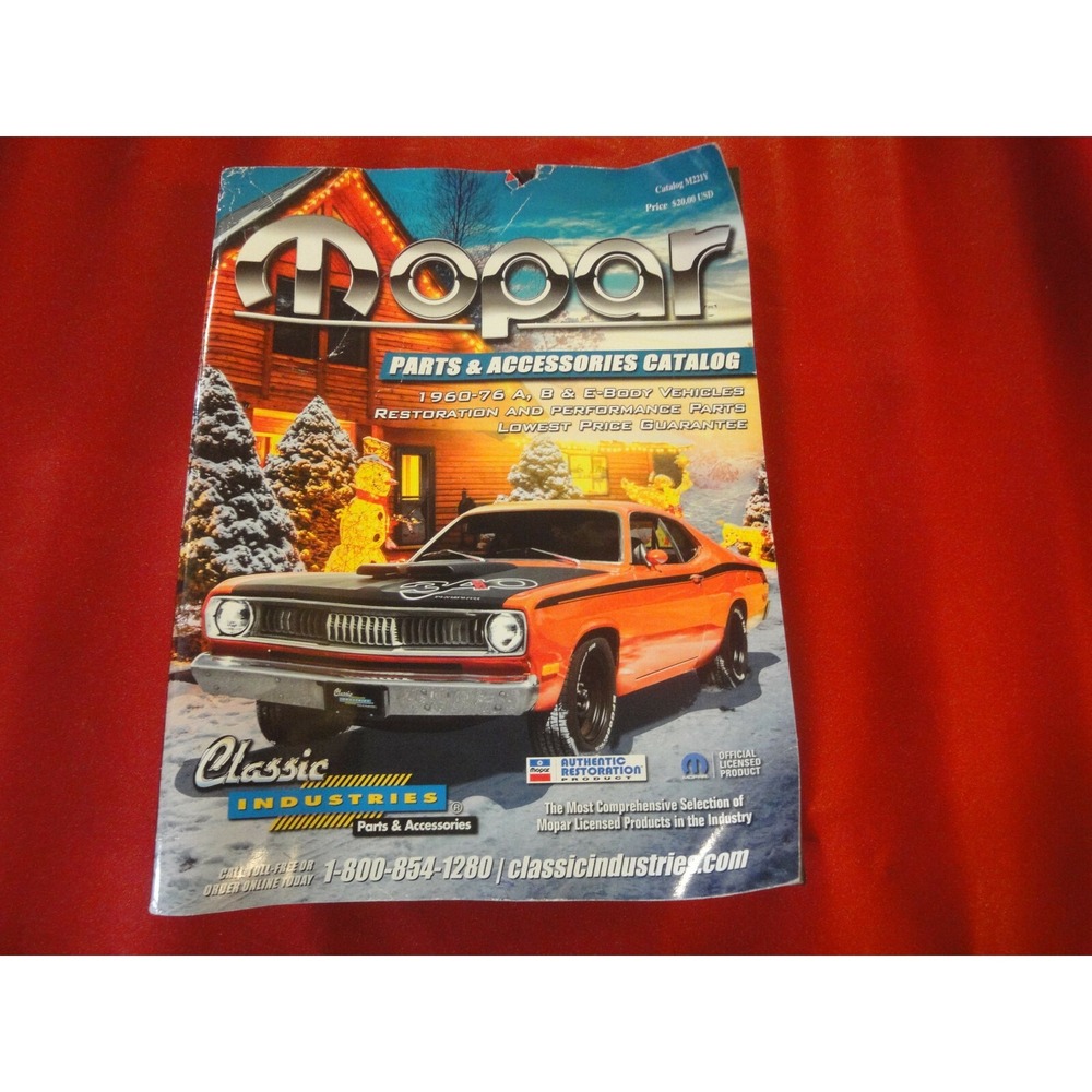 Mopar 1960-76 A B & E body vehicles restoration performance parts acc catalog